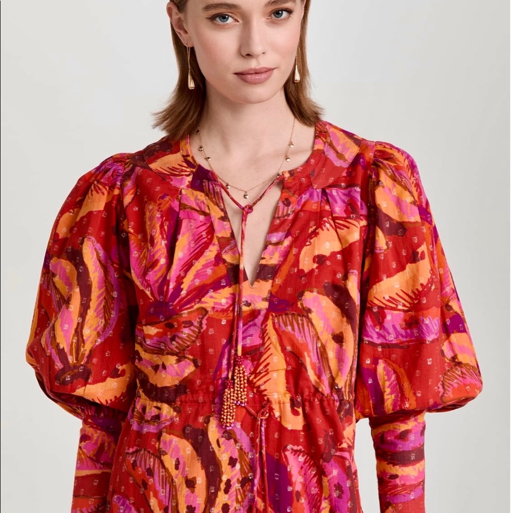 Farm Rio Banana Juice Cotton Minidress